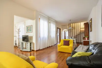TV o dispositivi per l'intrattenimento presso Florence Apartment in great location