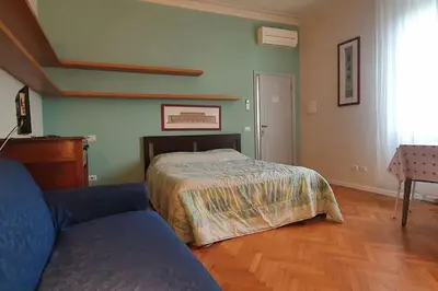 Letto o letti in una camera di loft OLMO centrale, A/C wifi