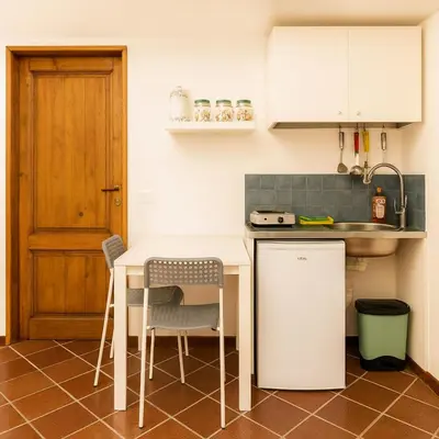 Cucina o angolo cottura di Loft azalea garden WiFi air conditioning