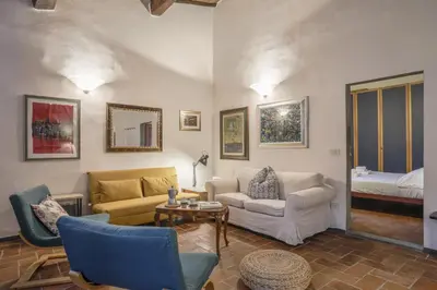 Area soggiorno di La Casita de EL MALO - Sweet Dreams in Florence