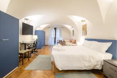 Letto o letti in una camera di Tintori Apartment