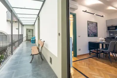 Area soggiorno di Tintori Apartment