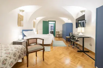 Letto o letti in una camera di Tintori Apartment