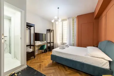 Letto o letti in una camera di Room Eleven