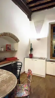 Area soggiorno di Appartamento Torre della Buca