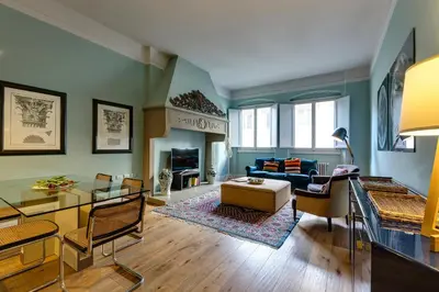 Area soggiorno di Frida Luxury Apartment by Mamo Florence