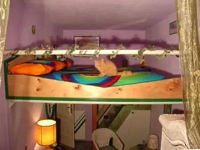 Letto o letti in una camera di B&B GauTama