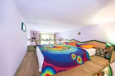 Letto o letti in una camera di B&B GauTama
