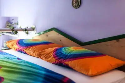 Letto o letti in una camera di B&B GauTama