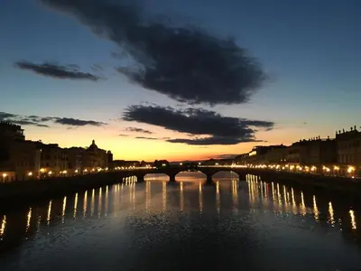 Vista sul fiume nelle vicinanze dell'appartamento