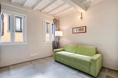 Area soggiorno di La Loggia della Signoria Charming Loft