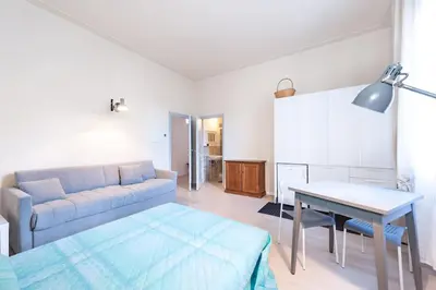 Letto o letti in una camera di loft PINO centrale, A/C wifi