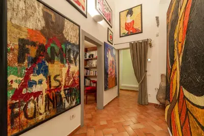 Planimetria di The paintress home with private patio