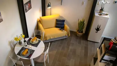Area soggiorno di Due Strade Loft Firenze