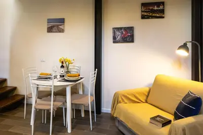 Area soggiorno di Due Strade Loft Firenze