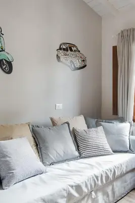 Letto o letti in una camera di Design Center Florence APT - HomeUnity