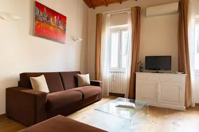 TV o dispositivi per l'intrattenimento presso Modern & Bright in Oltrarno, Steps to Boboli & Pitti