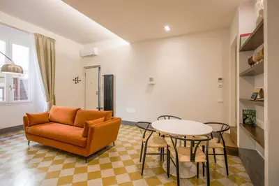 Area soggiorno di Seggiole Boutique Apartment Ginestra