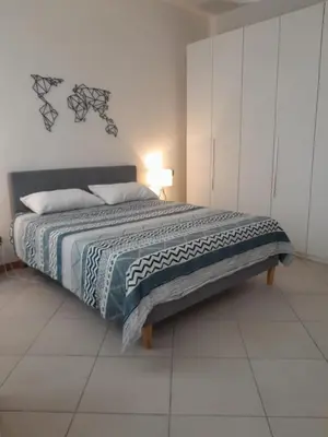 Letto o letti in una camera di Luca's house
