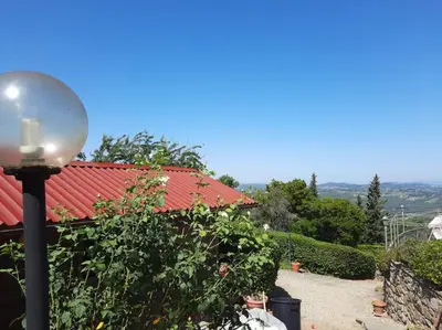 Paesaggio naturale nelle vicinanze della villa