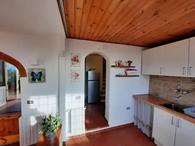 Cucina o angolo cottura di Villa Tutti i colori del Chianti