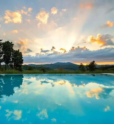 Paesaggio naturale nelle vicinanze dell'affittacamere