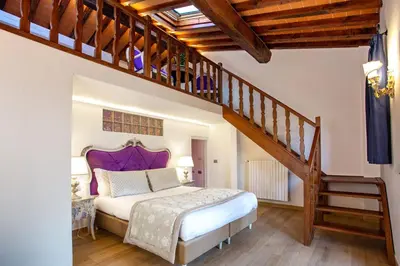 Letto o letti in una camera di Residenza le Colline del Paradiso
