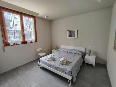 Letto o letti in una camera di Valdisieve Guest House Appartamento 20 minuti da Firenze