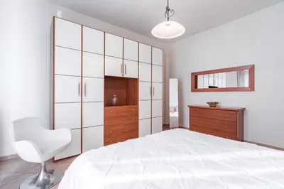Letto o letti in una camera di Casa Gioli