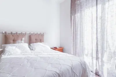 Letto o letti in una camera di Casa Gioli
