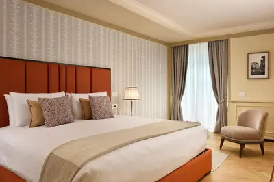 Letto o letti in una camera di Luxury Apartments by Palazzo Portinari Salviati
