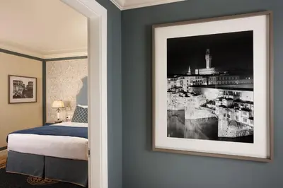 Letto o letti in una camera di Luxury Apartments by Palazzo Portinari Salviati