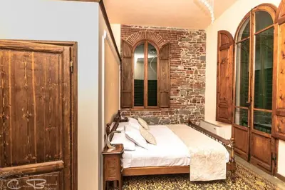Letto o letti in una camera di Comfy portion of property By Villa Il Mosaico