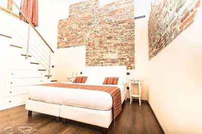 Letto o letti in una camera di Charming Suite By Villa Il Mosaico