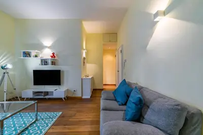 TV o dispositivi per l'intrattenimento presso GuestHost - Florence Quiet Apartment with Private Garden