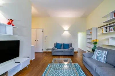 TV o dispositivi per l'intrattenimento presso GuestHost - Florence Quiet Apartment with Private Garden
