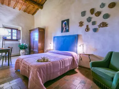 Letto o letti in una camera di Apartment Il Convento by Interhome
