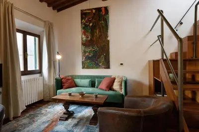 Area soggiorno di San Giovanni House by Mmega