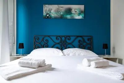 Letto o letti in una camera di La Dimora del Franchi