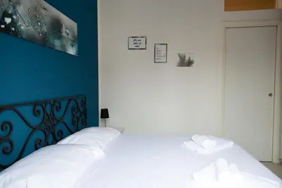 Letto o letti in una camera di La Dimora del Franchi