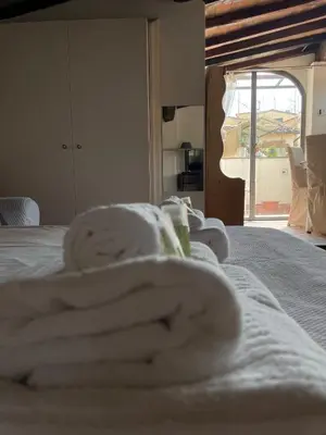 Letto o letti in una camera di Residenza dei Medici Palace Cristina
