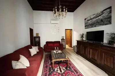 TV o dispositivi per l'intrattenimento presso Da Mario in Florence Guesthouse