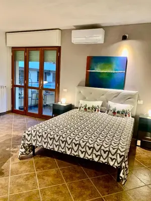 Letto o letti in una camera di La casa di Carolina