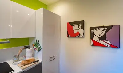 Cucina o angolo cottura di Garden apartment, il tuo accogliente rifugio a Firenze