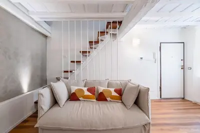 Area soggiorno di FLO Florence Loft