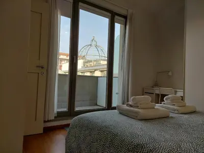 Letto o letti in una camera di Villa Demidoff Apartment