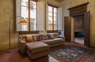Area soggiorno di Renaissance Palace Noble Floor Apartment