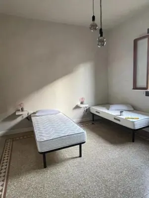 Letto o letti in una camera di Nice And Big Apartment Outside ZTL