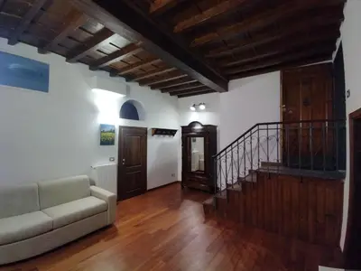 Area soggiorno di Serragli Flat Firenze by Charming Italy Tour