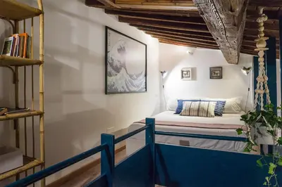 Letto o letti in una camera di Palazzuolo 118 apartments